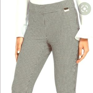 Calvin Klein Pull-On Houndstooth Pants